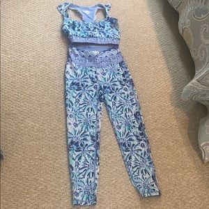 Lilly Pulitzer workout set